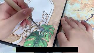 How to Make Cloisonné Paintings [upl. by Liza4]