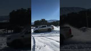 2019 Ford Ranger Fx4 ALL STOCK playing in the snow Gorman Hungry Valley 12282019 [upl. by Ecal32]