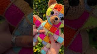 TEDDY BEAR CROCHET PATTERN 🐻🤍 [upl. by Joleen517]