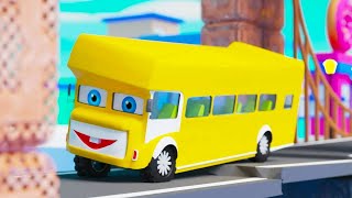 London Bridge is Falling Down Song  Nursery Rhymes and Songs for Kids  Yellow Bus  Pilli Go [upl. by Eniamret]