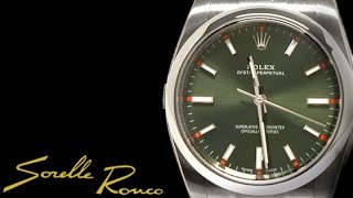 Rolex Oyster Perpetual 34mm Green Dial [upl. by Niko49]