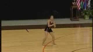 Karissa Wimberly Senior women World Baton Twirling 2007 [upl. by Annhoj]