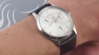 JaegerLeCoultre Master Ultra Thin Reserve de Marche Luxury Watch Review [upl. by Yul]