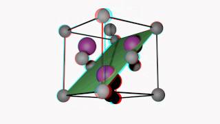 crystal zincblende  3D  anaglyphe [upl. by Aniham]