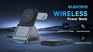 Now on Kickstarter ElexT Modular 3In1 Magnetic Wireless Charging Power Bank [upl. by Gillette]