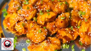 ORANGE CHICKEN  ESTILO PANDA EXPRESS  COMIDA CHINA [upl. by Christalle]