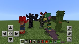 SPIDER MAN  AVENGERS ADDON In Minecraft PE [upl. by Stetson]