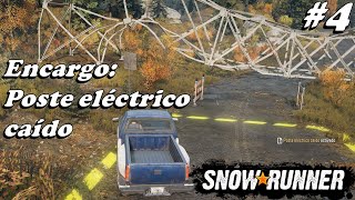 Encargo  Poste eléctrico caído  Rio Negro Michigan  Snow Runner 4 Español snowrunner [upl. by Brabazon]