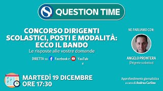 Concorso dirigenti scolastici posti e modalità ecco il bando [upl. by Calista]