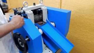 Euromarche SRL A33  Scarnitrice per sottopiedi  Heel seat lining skiving machine for insoles [upl. by Atoel]