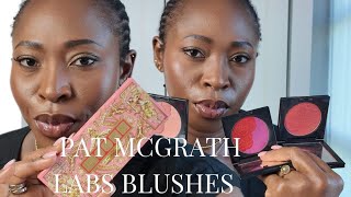 PAT MCGRATH LABS BLUSHES SWATCH AND REVIEW [upl. by Amadas]