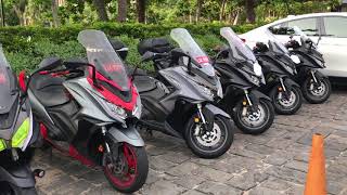 KYMCO AK550 VIP PARTY之夜 車輛影片（2）忠益車業 [upl. by Sallie837]