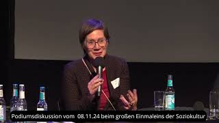 Podiumsdiskussion vom 081124 zum großen Einmaleins der Soziokultur [upl. by Mair]