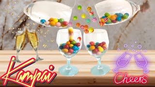 Clang Clang Kampai 🥂candies 😍 asmr satisfying candy [upl. by Swords]