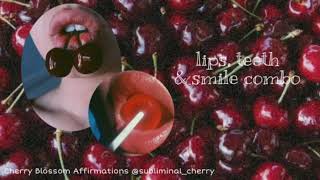 🌸 °lips teeth smile and kisser combo subliminal°🍒 [upl. by Car]