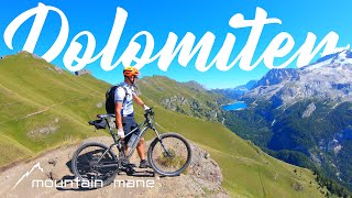 MTB Dolomiten  Sella Ronda ohne Seilbahn [upl. by Osber]