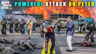 GTA 5  FINALLY MICHAELS POWERFUL ATTACK ON PETER  BB GAMING [upl. by Junina]