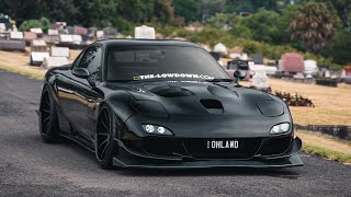 Triple Black 500HP Mazda RX7  4K [upl. by Kenzi]