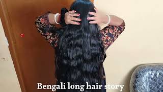 knee length super long hair heavy braid  hair style story [upl. by Devan460]