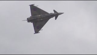 RAF Battle of Britain Typhoon FGR4  Yeovilton Air Day 2015 [upl. by Frederique]