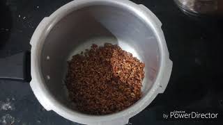 Healthy breakfast recipe  Red rice puttu  segapu arisi  puttu arisi [upl. by Terej806]