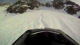 Snowmobile Accident [upl. by Nappie]