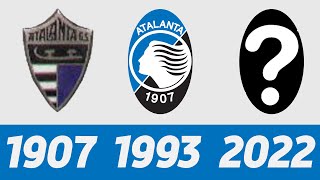 The Evolution of Atalanta BC Logo  All Atalanta BC Football Emblems in History [upl. by Krause]