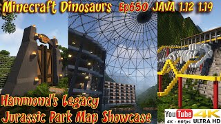 Hammonds Legacy Jurassic Park Map Showcase 4K60FPS JAVA 1122  119 Minecraft Dinosaurs Ep650 [upl. by Pincas221]