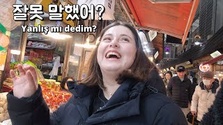 한국어가 서툰 튀르키예녀가 시장에 가면 생기는 일 🇹🇷🇰🇷 [upl. by Catima106]