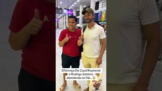 Diferença de Cauã Reymond e Rodrigo Santoro atendendo os fãs [upl. by Onilecram729]