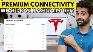 TESLA PREMIUM CONNECTIVITY  ALL FEATURES EXPLAINED UK [upl. by Razaele77]