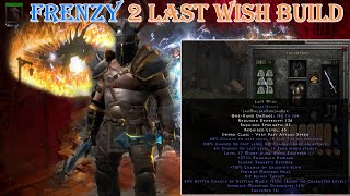 Diablo II Resurrected  Barbarian Frenzy Using 2 Last Wish Weapons Strong Than Griefs [upl. by Bridges]