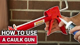 How To Use a Caulk Gun  Ace Hardware [upl. by Llewsor312]