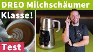 Milch Schäumen der Zukunft  DREO BaristaMaker Milchschäumer [upl. by Nylecsoj]