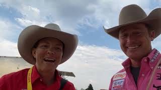 Tyson Durfey at the Sheridan WYO Rodeo [upl. by Ahsekar]