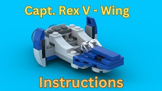 Capt Rexs VWing  LEGO 75391 Alt Build Instructions [upl. by Oiramaj283]