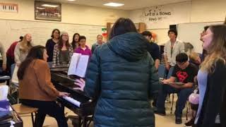 Mamaroneck High School Students Preparing for Dec 8 Concert in NYC at Met Life Grand Central [upl. by Wilhelmina170]