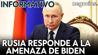 INFORMATIVO Rusia responde a la amenaza de Biden Putin presume de su economía y Reino Unido acusa [upl. by Ruth]