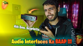 Focusrite Scarlett 4th Generation Audio Interfaces  Solo 2i2 4i4  Hindi [upl. by Ettennek156]