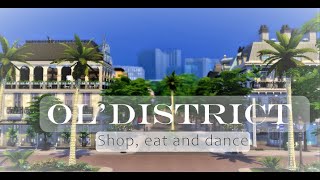 The Sims 4⁘ OlDistrict Preview ⁘ Magnolia Promenade all 4 Lots [upl. by Eidassac]