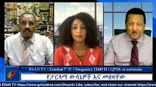 ESAN TV የፓርላማ ውሳኔዎች እና መዘዛቸው  Wed 12 Jun 2024 [upl. by Lunna]