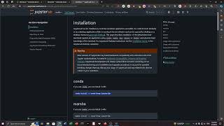 miniconda and jupyter lab installation [upl. by Eiddal]