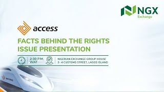 Access Holdings Facts Behind The Rights Issue Presentation [upl. by Emelun]