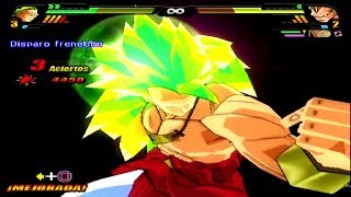 Dragon Ball Z Budokai Tenkaichi 3 Version Latino Broly SSJ3 vs Super Saiyajins 3 MOD [upl. by Grata]