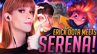 ERICK DOTA MEETS THE MOST OVERPOWERED CHAMPION IN LEAGUE SERENA  ZAHRI HIGHLIGHTS 219 [upl. by Starkey]