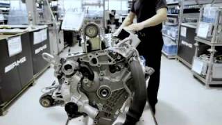 Mercedes Benz SLS AMG Engine Building [upl. by Weidman]