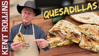 Grilled Quesadillas  Steak and Chicken Quesadillas [upl. by Dupaix]