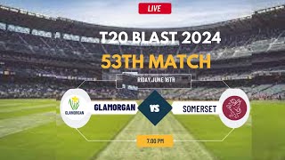 Somerset vs Glamorgan  North Group  Vitality T20 Blast [upl. by Ynnatirb880]