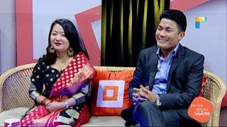 Shree Krishna Shrestha amp Shanti Gole  JEEEVAN SAATHI WITH MALVIKA SUBBA [upl. by Nagey443]