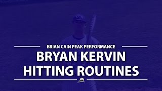 Bryan Kervin  TCU Baseball  Hitting Routines [upl. by Marlen]